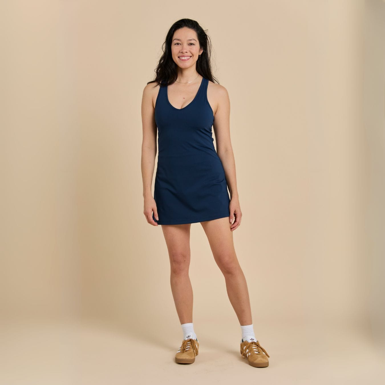 Recess Pickleball Dress Racerback Sport Dress - Navy