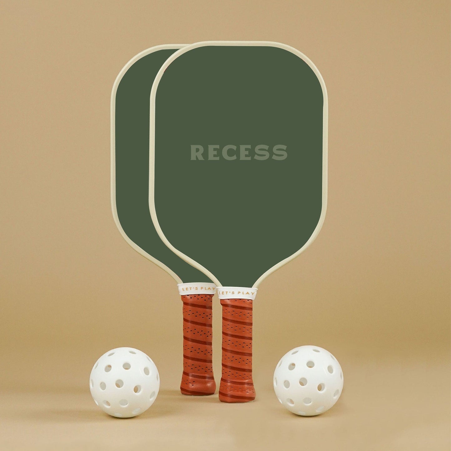 Recess Pickleball Green Stripes Rec Set