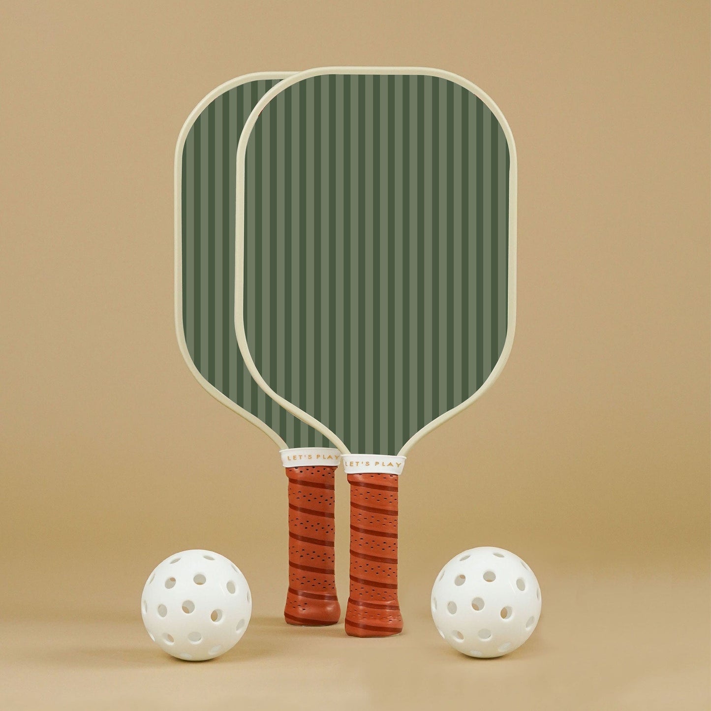 Recess Pickleball Green Stripes Rec Set
