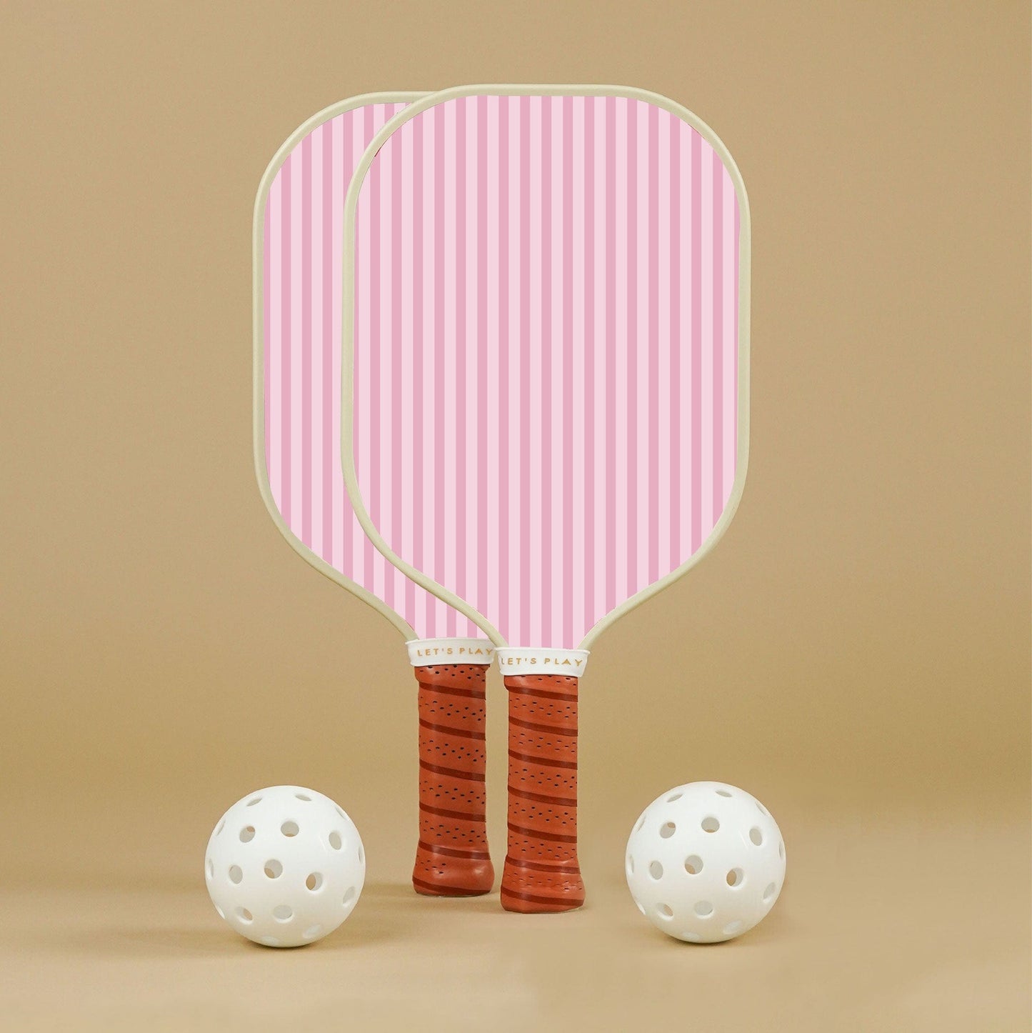 Recess Pickleball Pink Stripes Rec Set