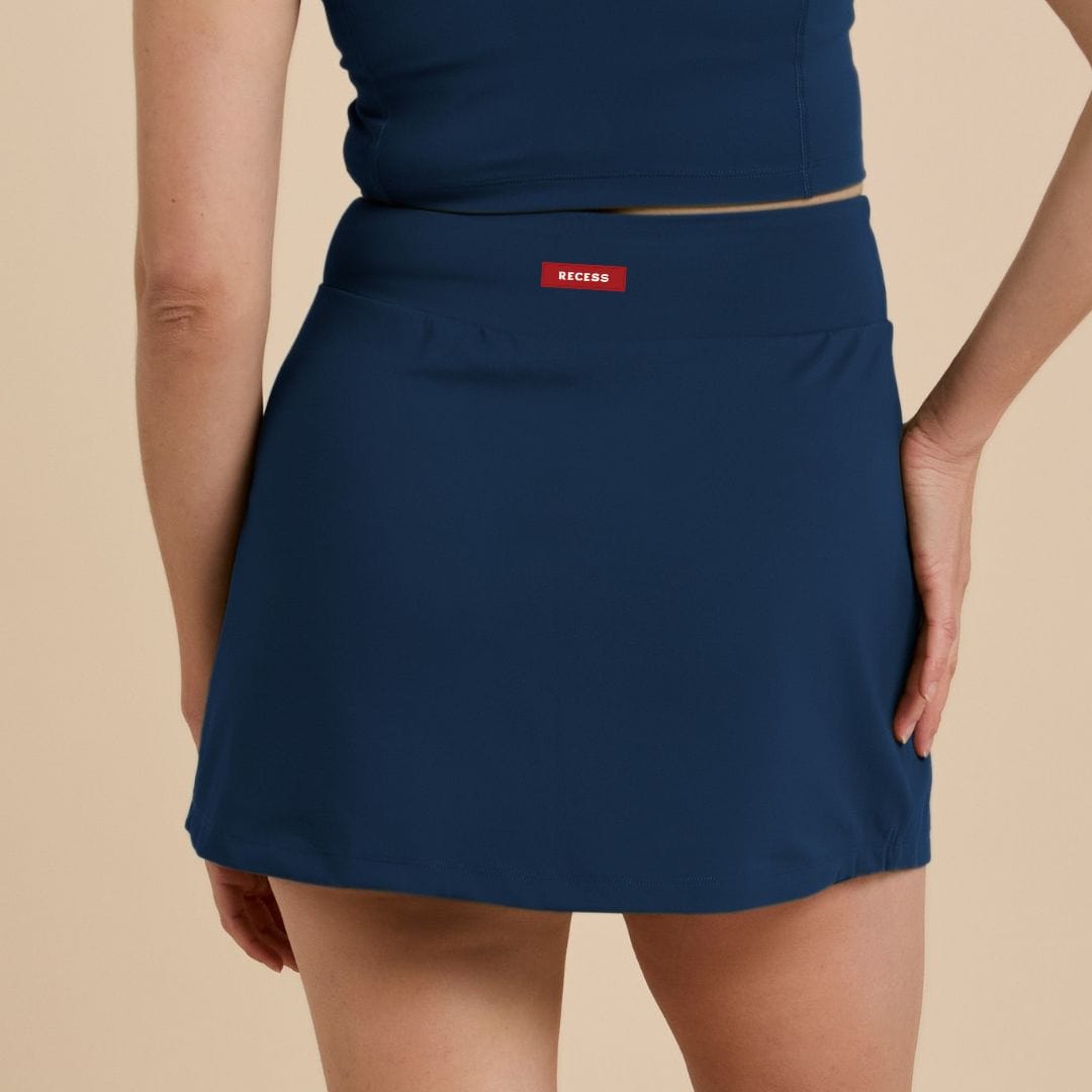 Recess Pickleball Skirt Smith Skirt - Navy