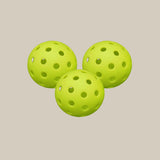 Recess Pickleball Balls Green Pickleballs — Set of 3