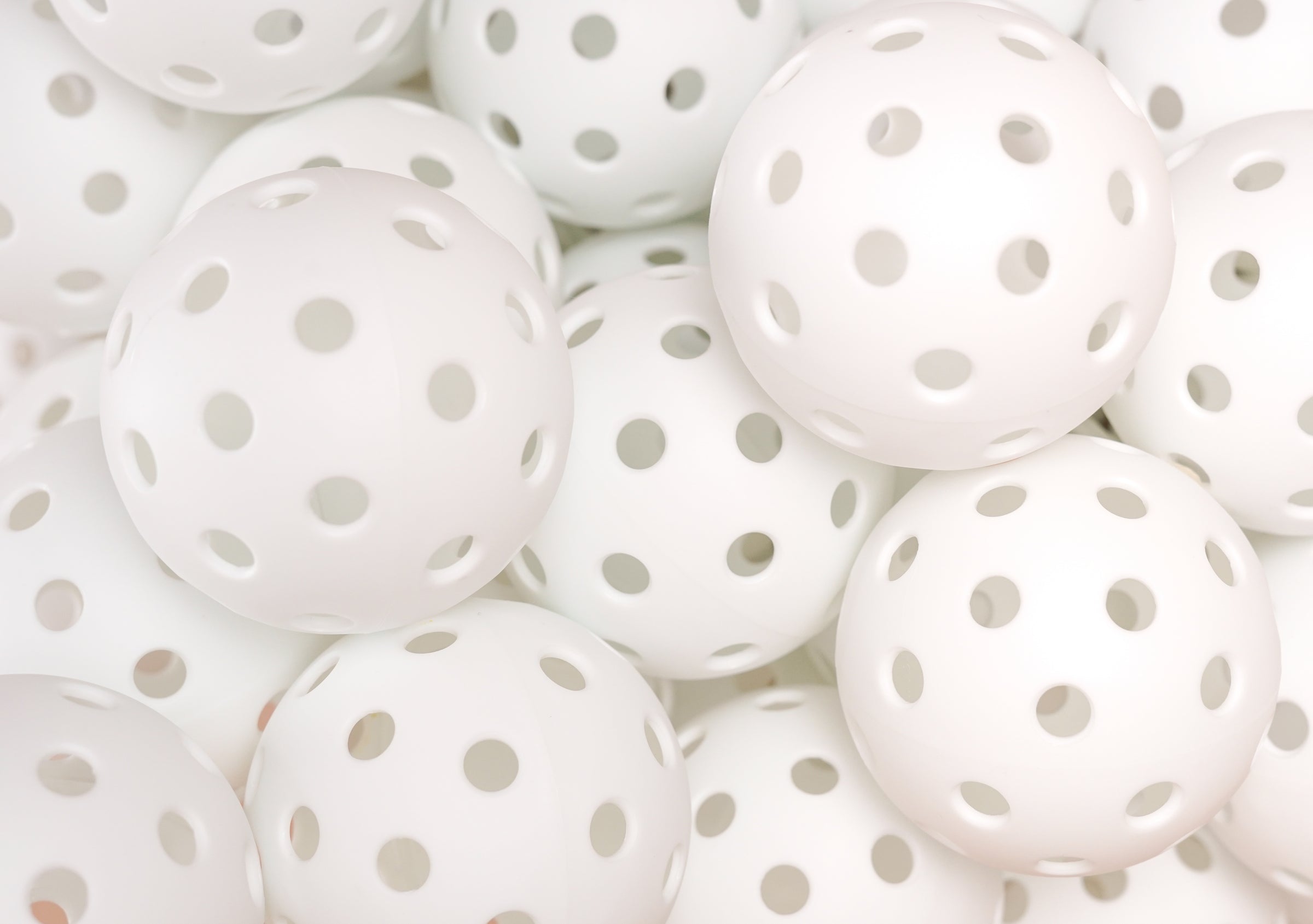 White Pickleballs