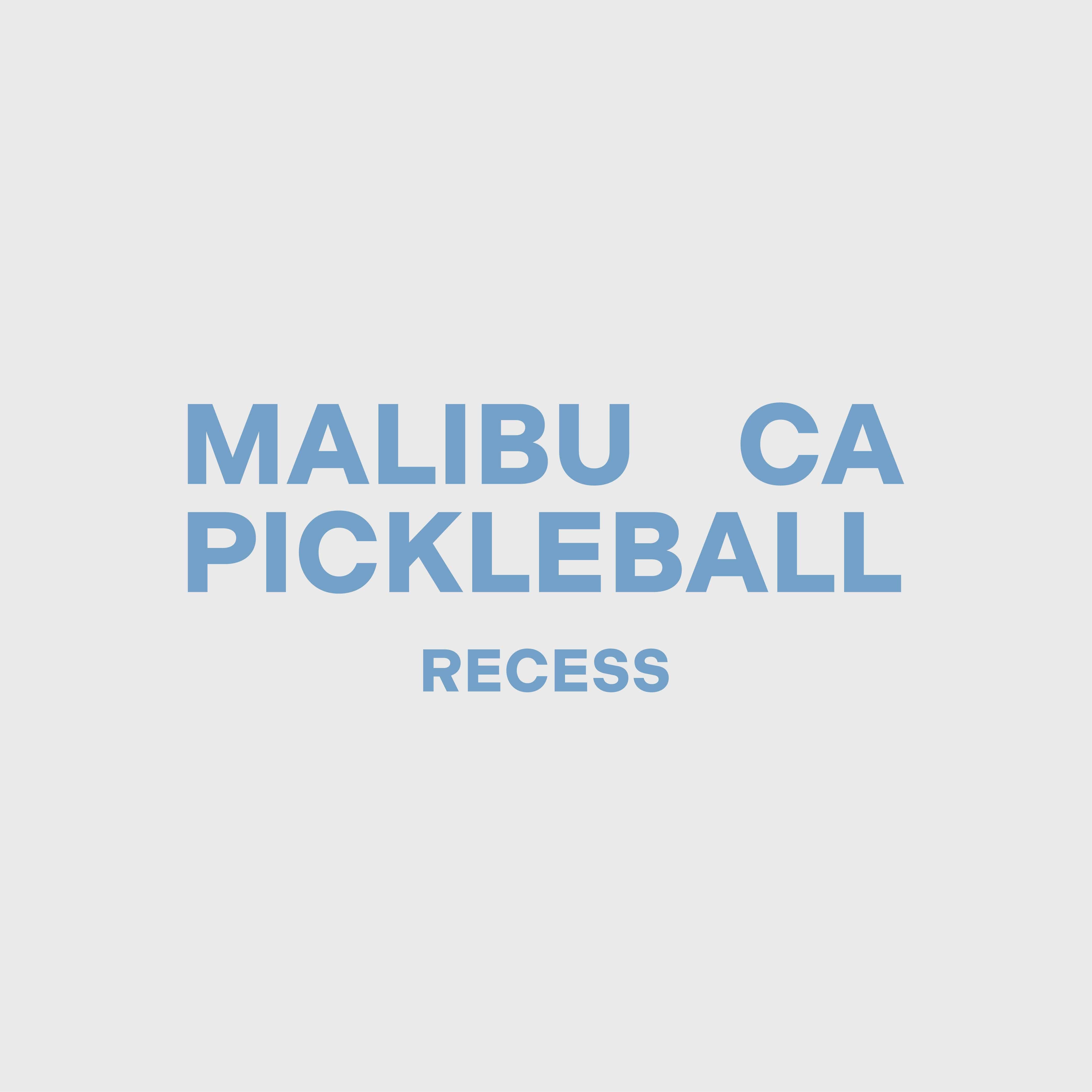 Recess Pickleball Crewneck Malibu Crewneck