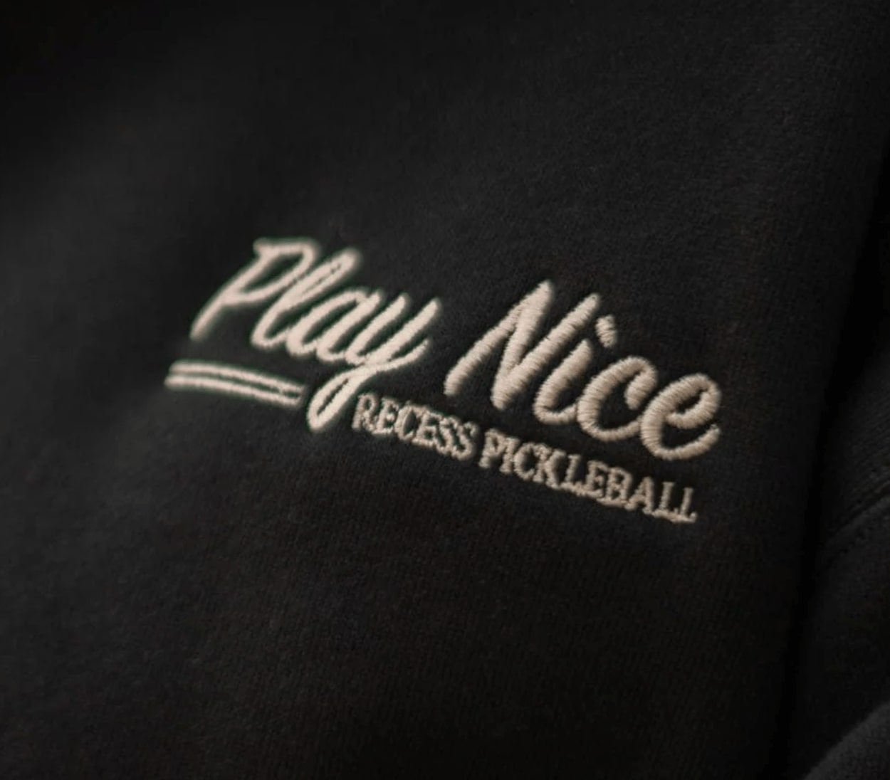 Play Nice Oversized Quarter Zip