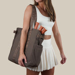 Recess Pickleball Bag Chocolate Rally Tote