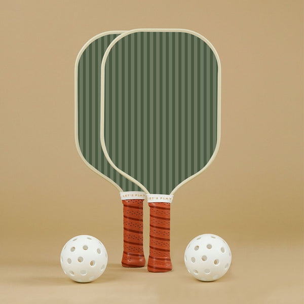 Recess Pickleball Green Stripes Rec Set