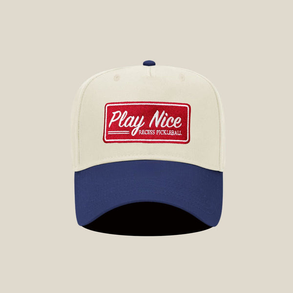 Recess Pickleball Hats Play Nice Snapback