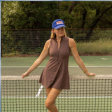 Recess Pickleball Hats Play Nice Trucker Hat · Royal Blue