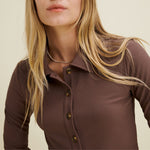 Recess Pickleball Milton Cardigan - Espresso