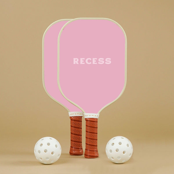 Recess Pickleball Pink Stripes Rec Set