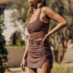 Recess Pickleball Skirt Florence Skirt - Espresso