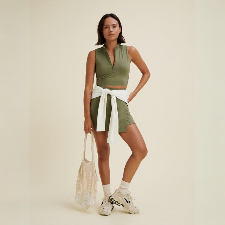Recess Pickleball Smith Skirt - Olive