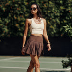 Recess Pickleball Stevie Crop Bra - Cream