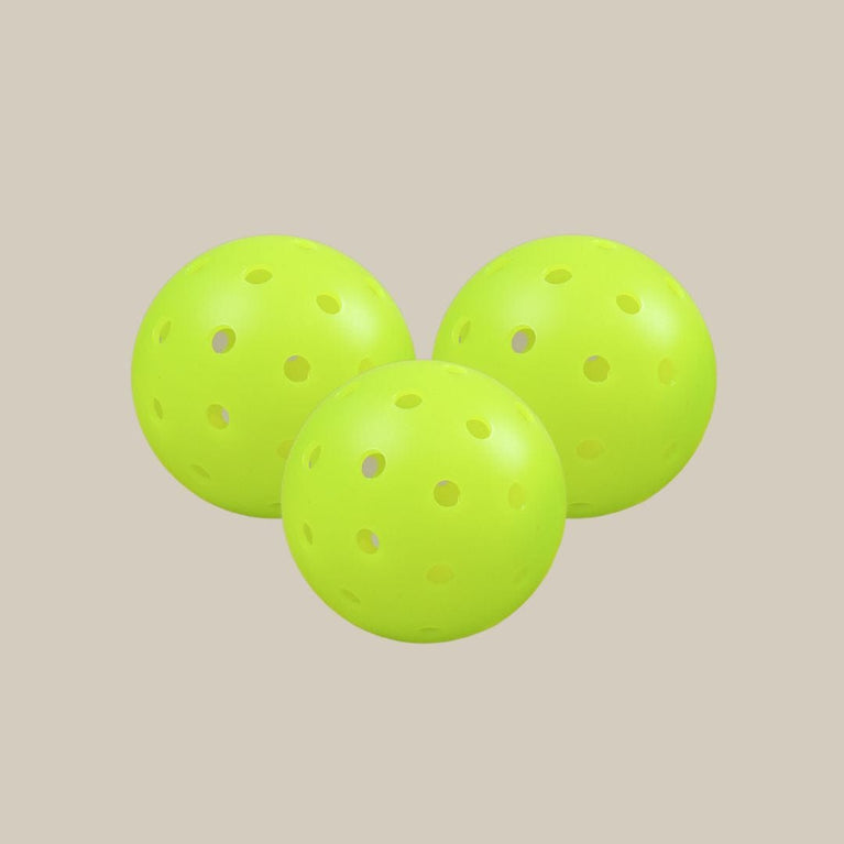 Recess Pickleball Balls Green Outdoor Pickleballs — Set of 3