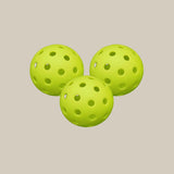 Recess Pickleball Balls Green Pickleballs — Set of 3