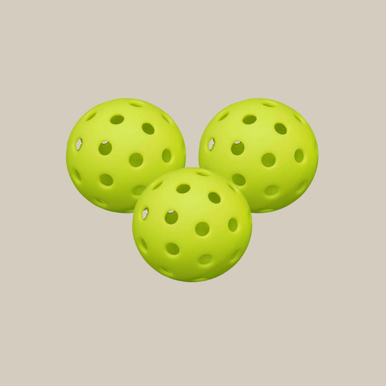 Recess Pickleball Balls Green Pickleballs — Set of 3