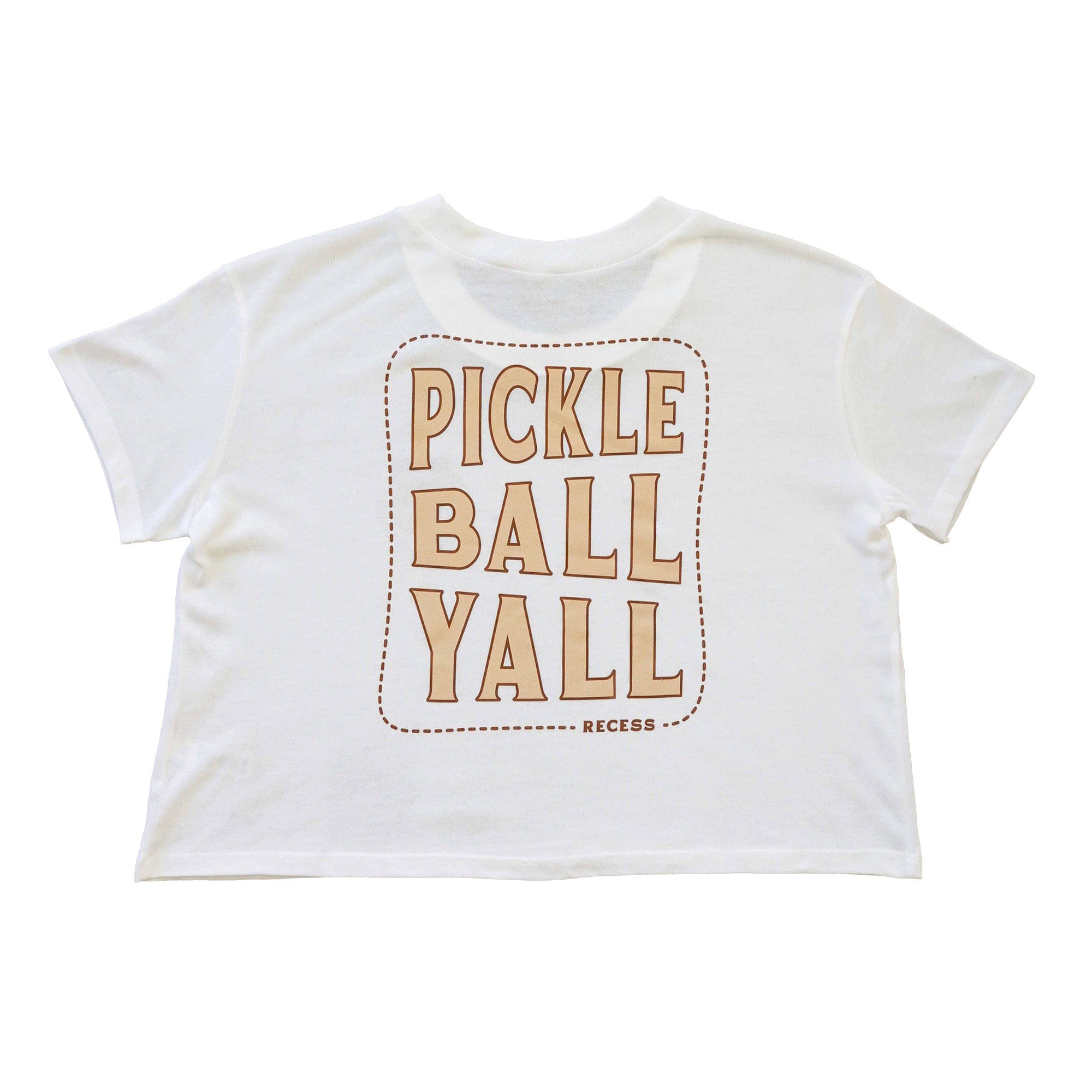 Recess Pickleball Out West Crop Tee
