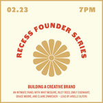 Recess Pickleball Ticket Recess Founder Series