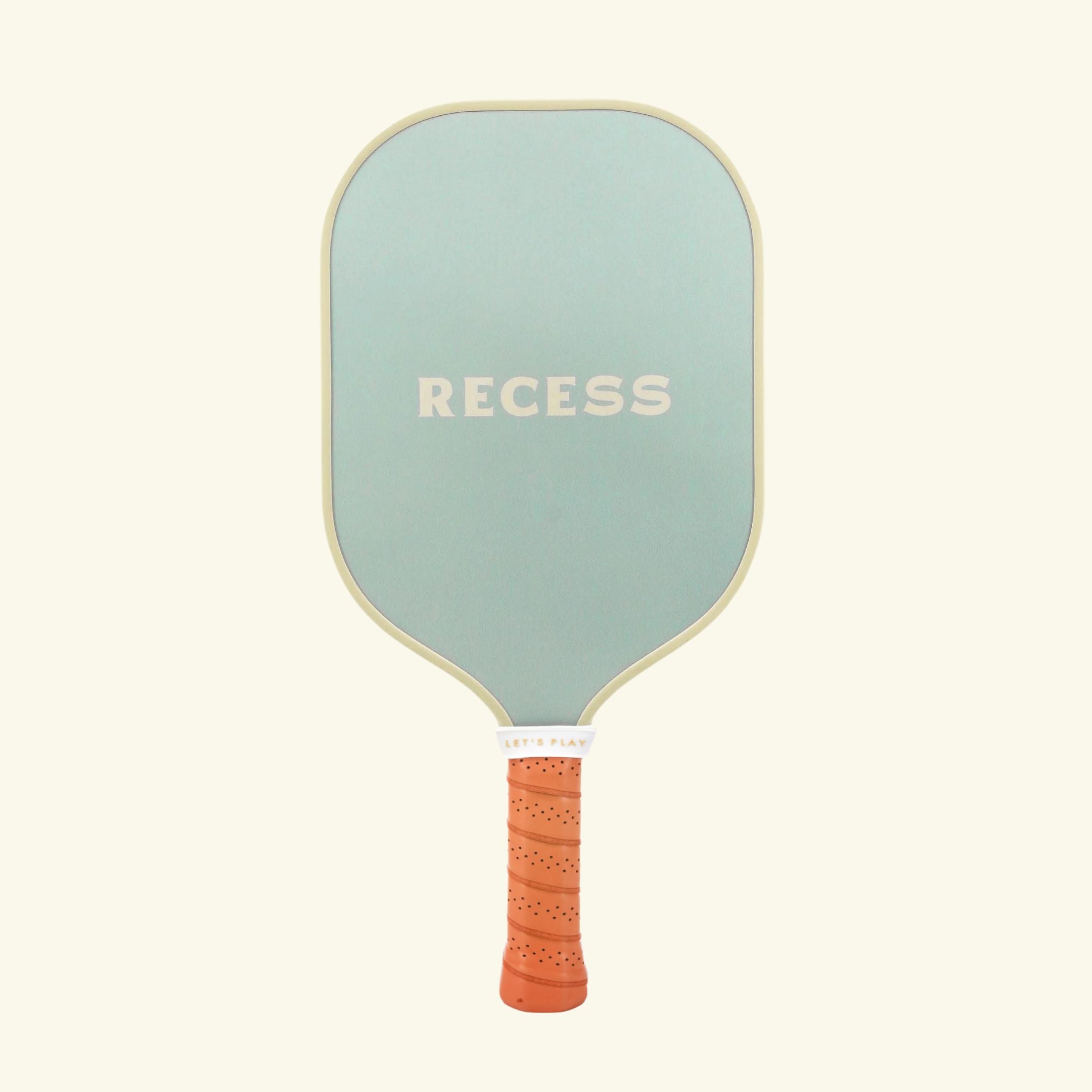 Sugar Paper x Recess Green Stripe Pickleball Paddle